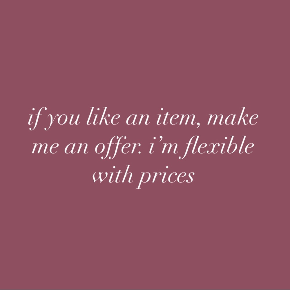 Make a reasonable offer